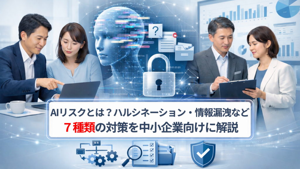 AIリスクとは？ハルシネーション・情報漏洩など ７種類の対策を中小企業向けに解説