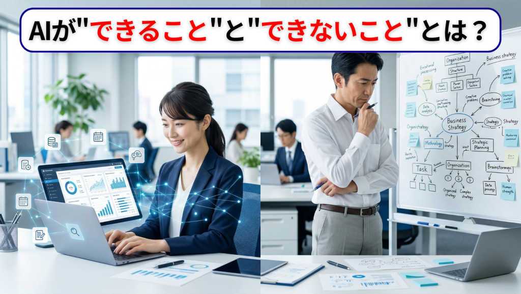 AIができることとできないこととは？業務別に一覧解説｜中小企業が自社でAI活用を検討するときの判断基準とは