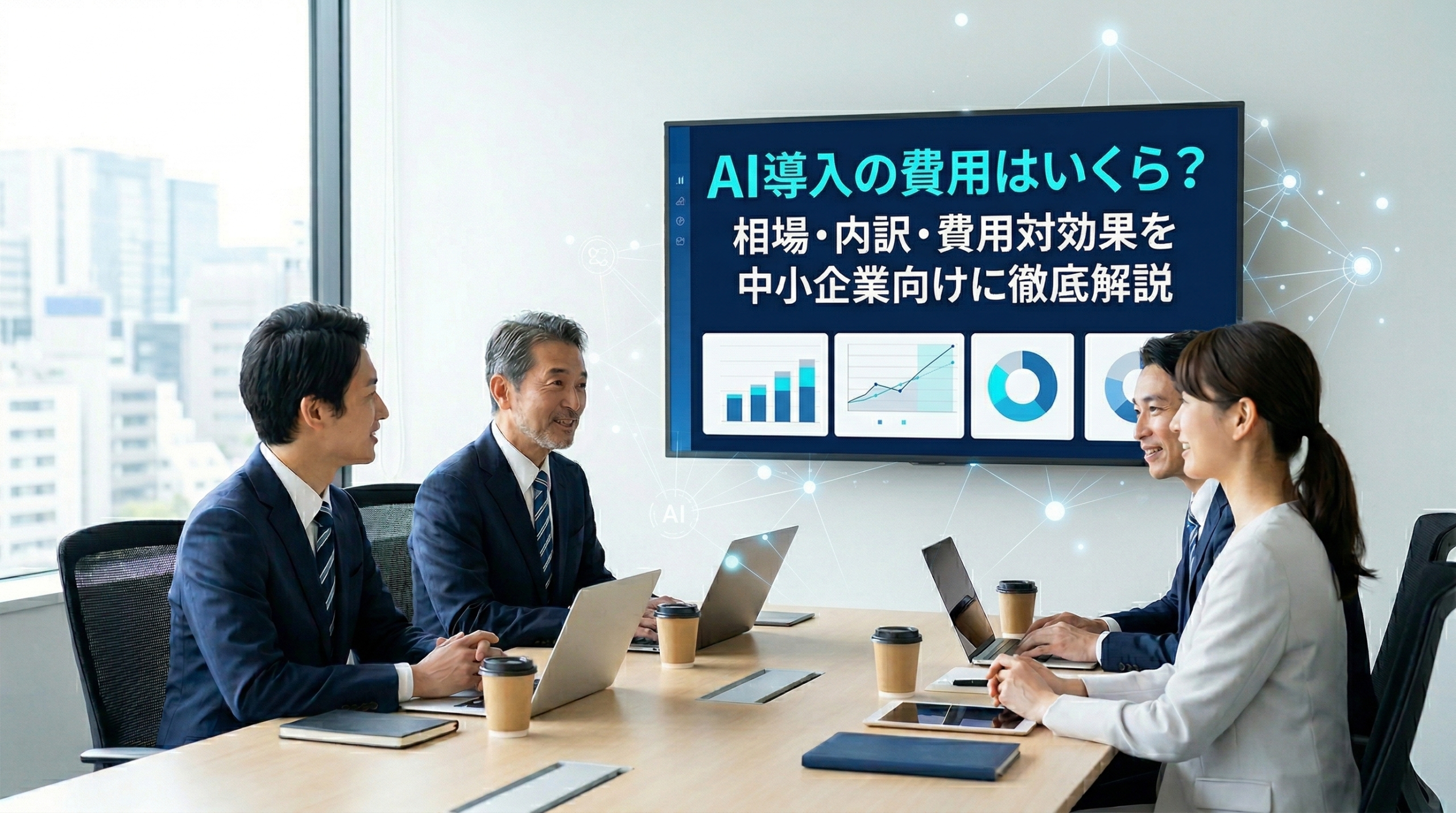 AI導入の費用はいくら？相場・内訳・費用対効果を中小企業向けに徹底解説