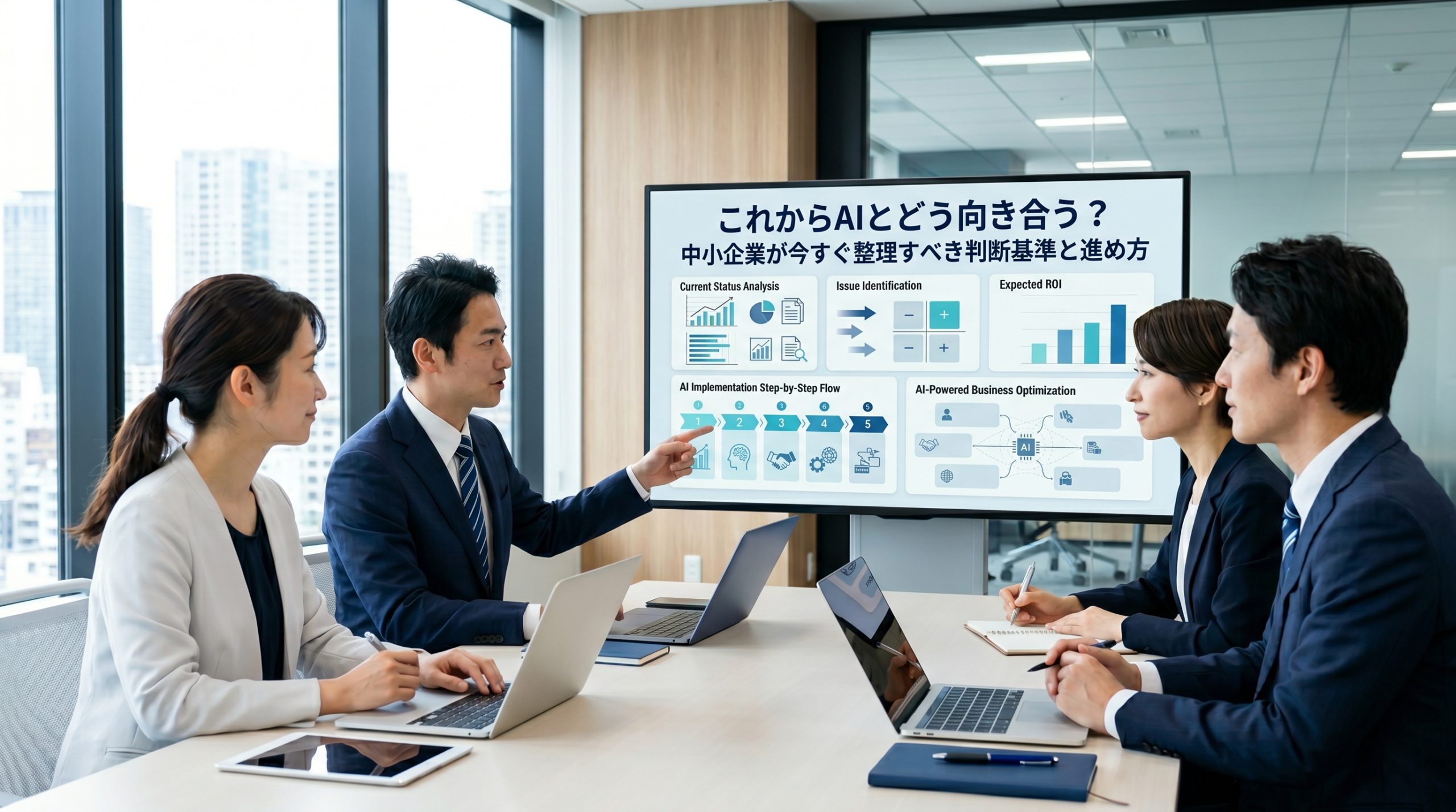 これからAIとどう向き合う？中小企業が今すぐ整理すべき判断基準と進め方